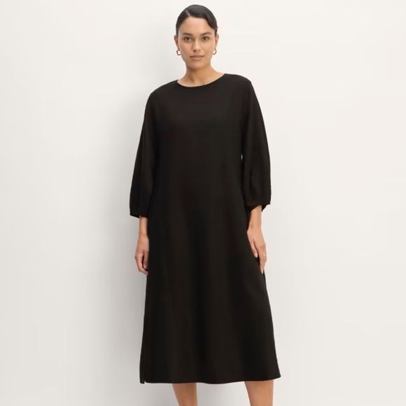 Everlane The Linen A-Line Midi Dress - Picture 1 of 6